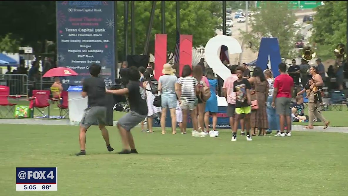 Klyde Warren Park among those kicking off July 4th celebrations Saturday